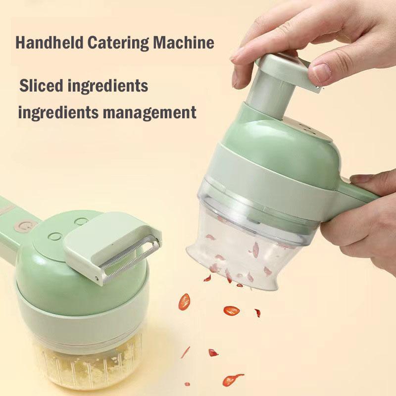 4-in-1 Handheld Electric Cutter & Vegetable Chopper