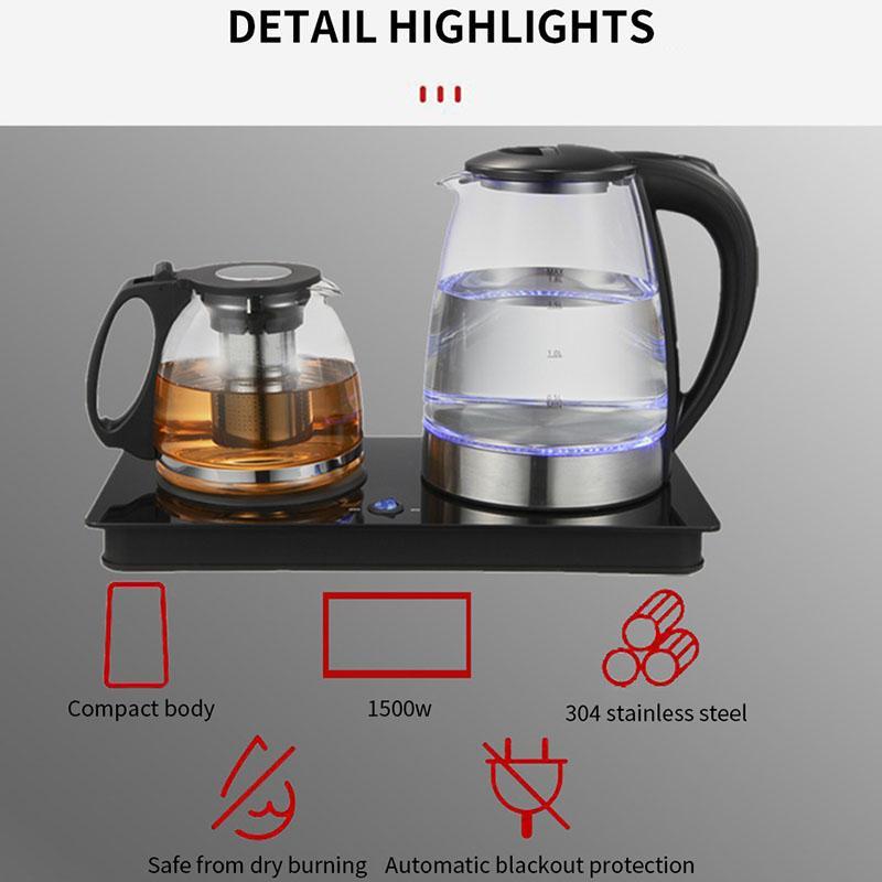 Transparent Glass Electric Kettle – Stylish and Efficient Boiling