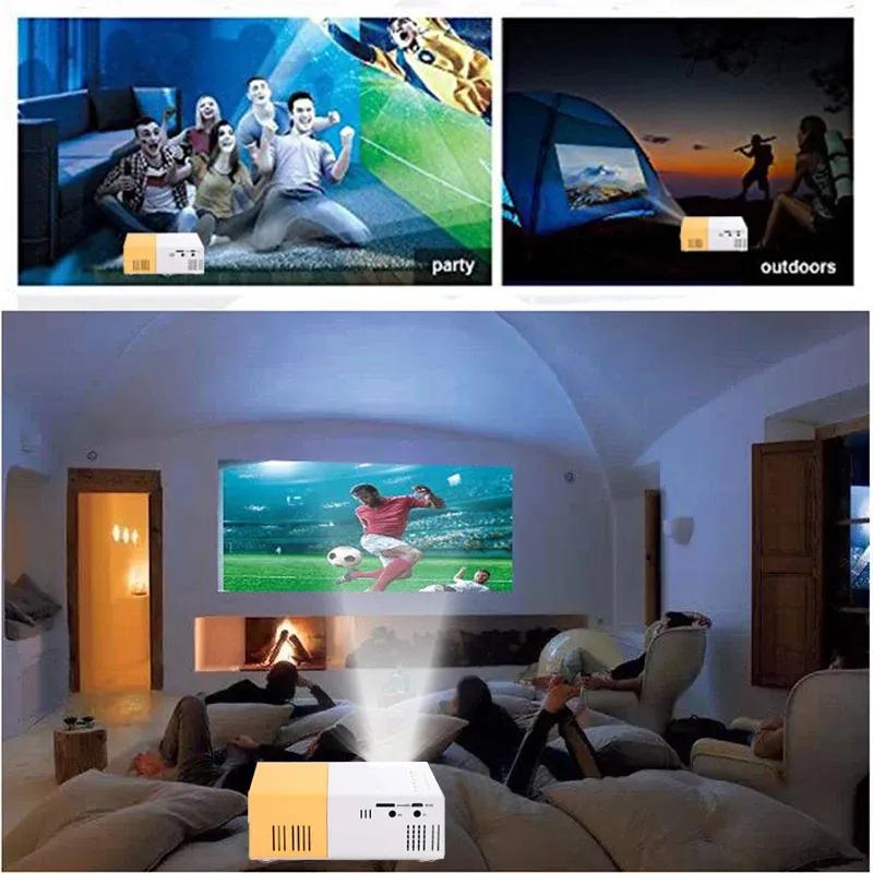 Portable Mini LED Projector for Movies & Gaming