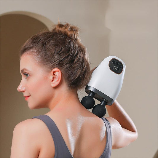 Deep Tissue Massage Gun with Dual Heads for Effective Muscle Therapy