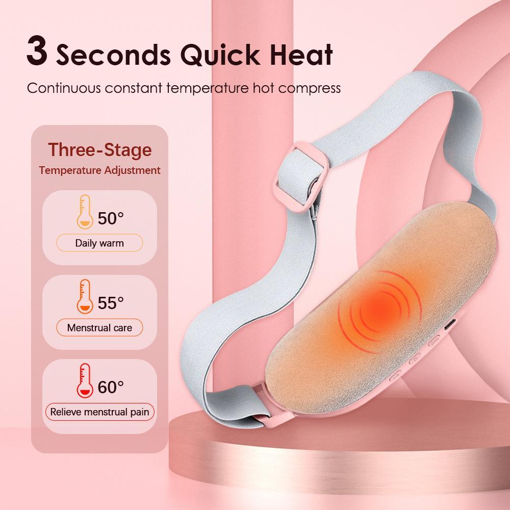 Electric Heating Belt for Period Discomfort with Vibrating Massager