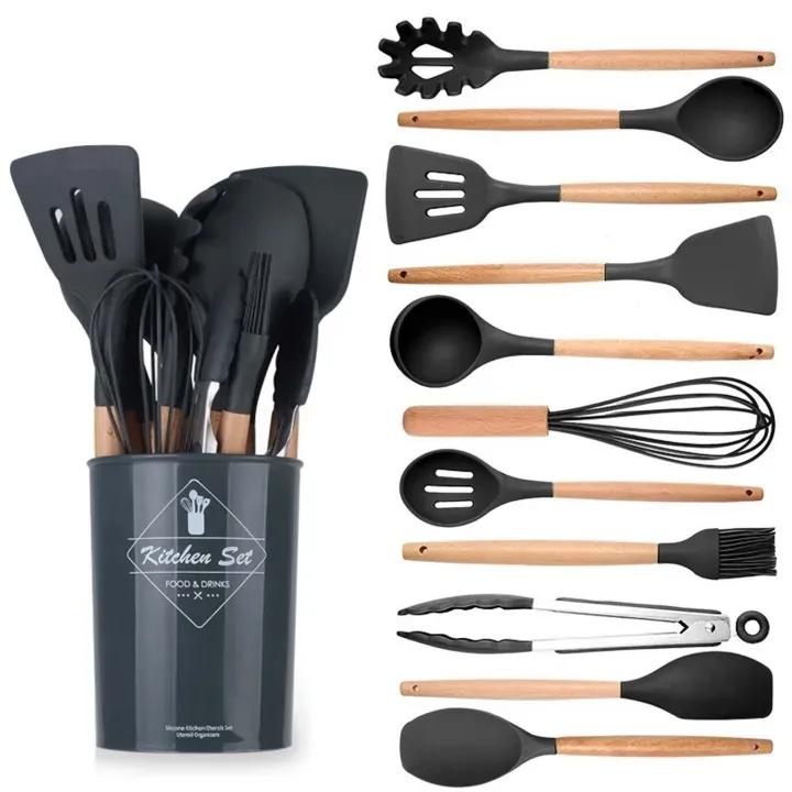 Complete Silicone Kitchen Utensil Set (12 Pieces) for Every Chef