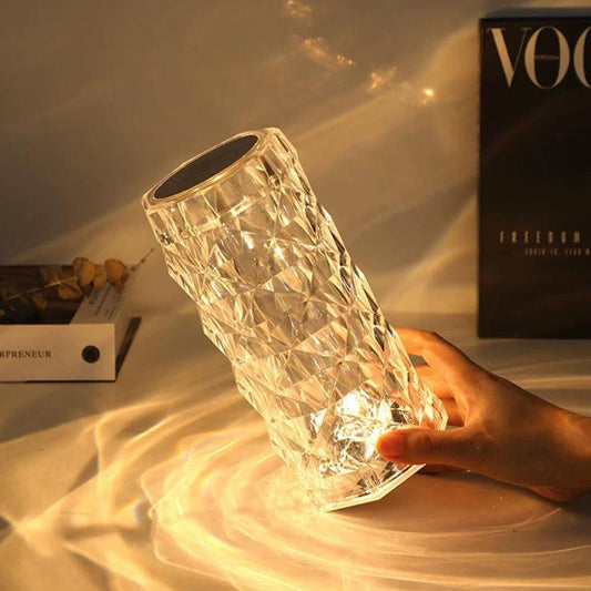 Crystal LED Night Light Lamp – Elegant Design for Ambient Lighting