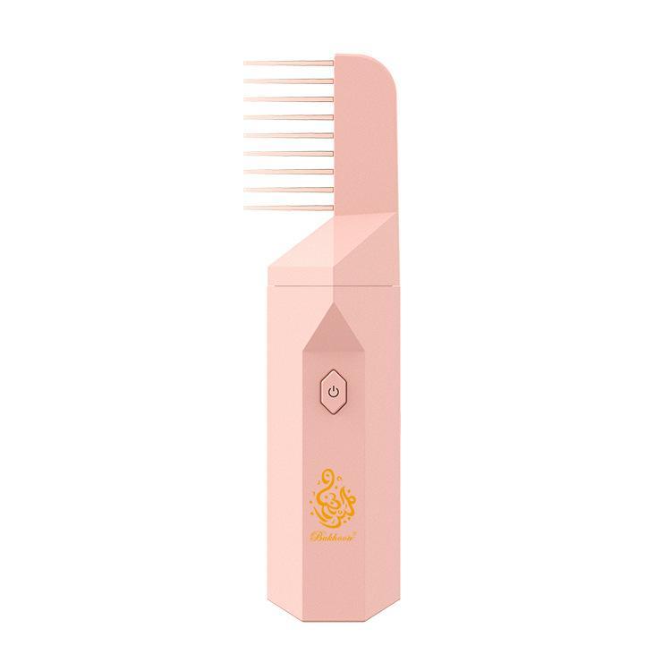 Electric Hair Brush with Bakhoor Incense Burner for Relaxation