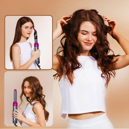 Hot Air 5-in-1 Hair Dryer Brush with Multiple Styling Functions