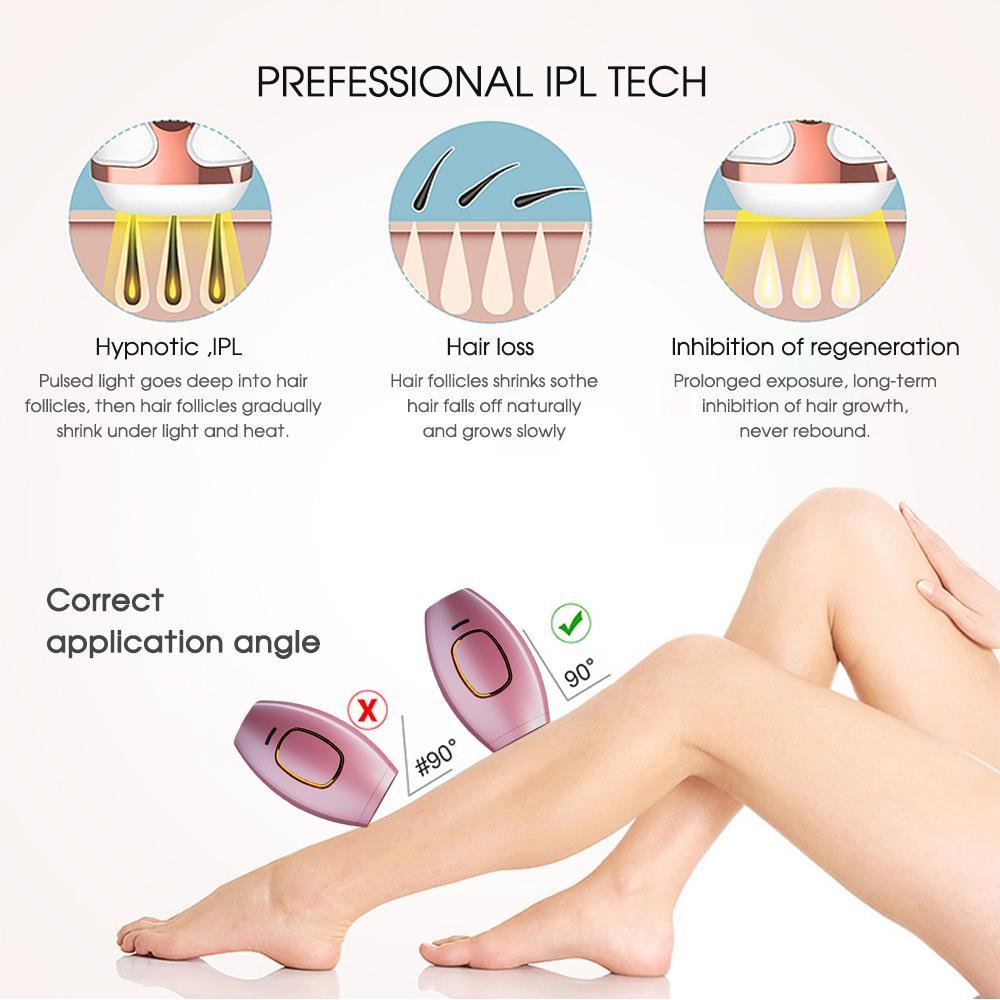 IPL Hair Removal Laser Epilator for Women - Permanent & Painless Solution