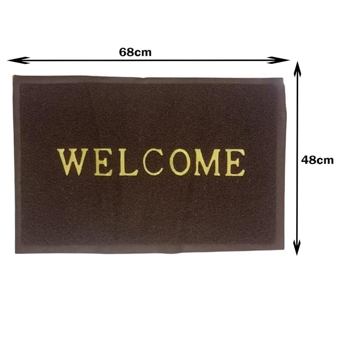 Welcome Door Mat – Sturdy Rubber Mat for Home Entrances