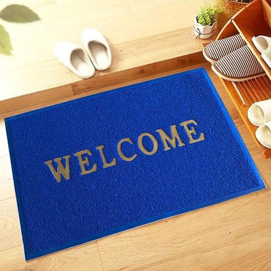 Welcome Door Mat – Sturdy Rubber Mat for Home Entrances