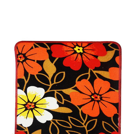 Flowers Printed Door Mat for Home, Bathroom, and Entrance - Indoor & Outdoor