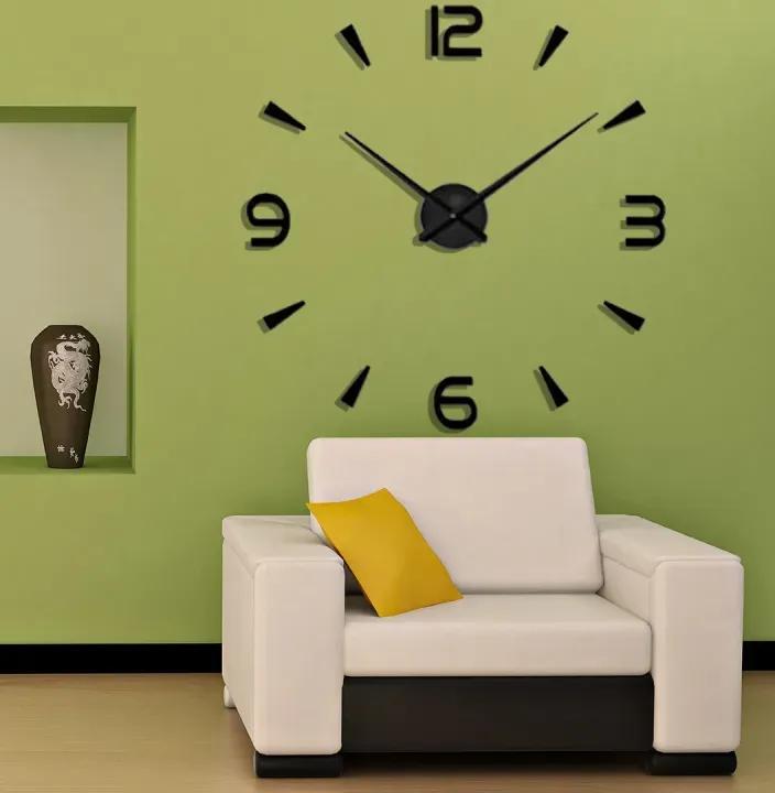 Stylish DIY 3D Frameless Wall Clock Stickers for Homes & Offices