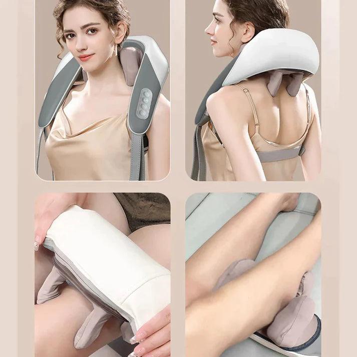 3D Kneading Massager for Neck, Back, and Shoulders