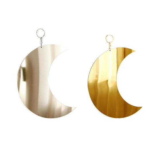 Acrylic Moon Wall Hanging Set – 12-Inch Lunar Art for Modern Home Aesthetics