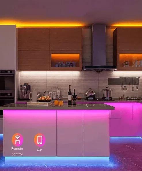 RGB LED Strips with Remote – Ideal for Room & Wall Decorations