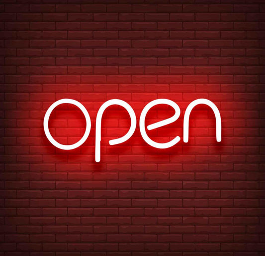 LED Open Neon Sign: Bright & Eye-Catching Light for Your Business