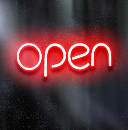 LED Open Neon Sign: Bright & Eye-Catching Light for Your Business