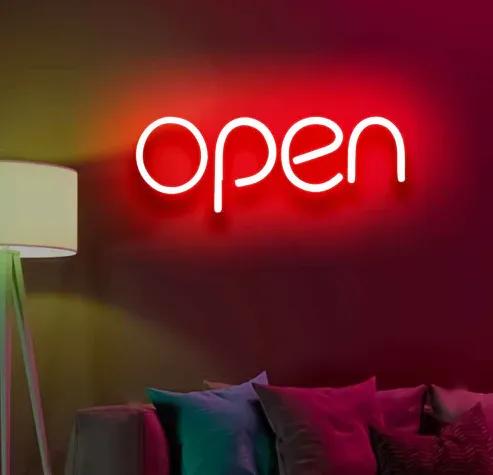 LED Open Neon Sign: Bright & Eye-Catching Light for Your Business