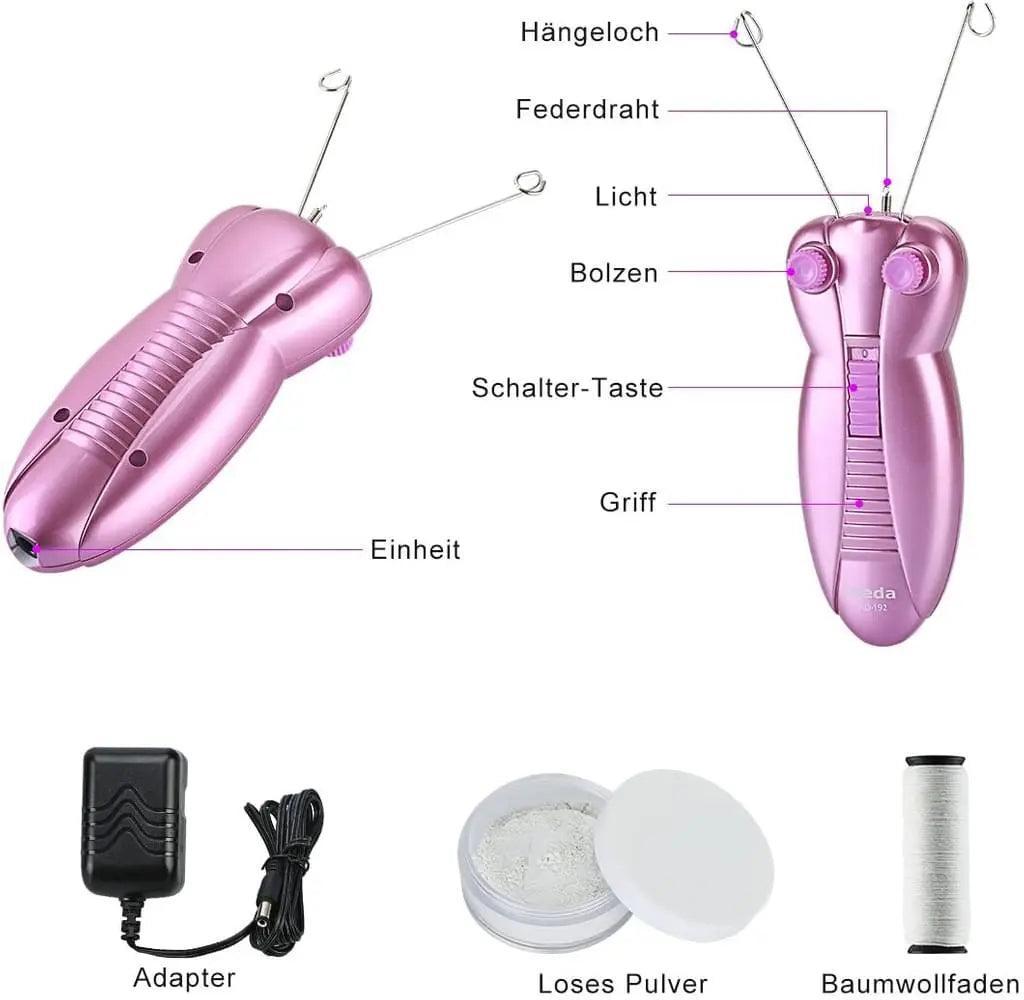 Ladies Facial Epilator & Beauty Massager - Electric Hair Remover