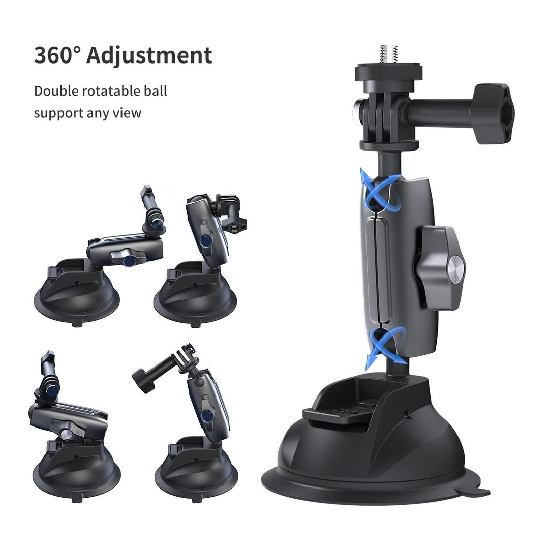 TELESIN Camera Suction Mount for Smooth Shots