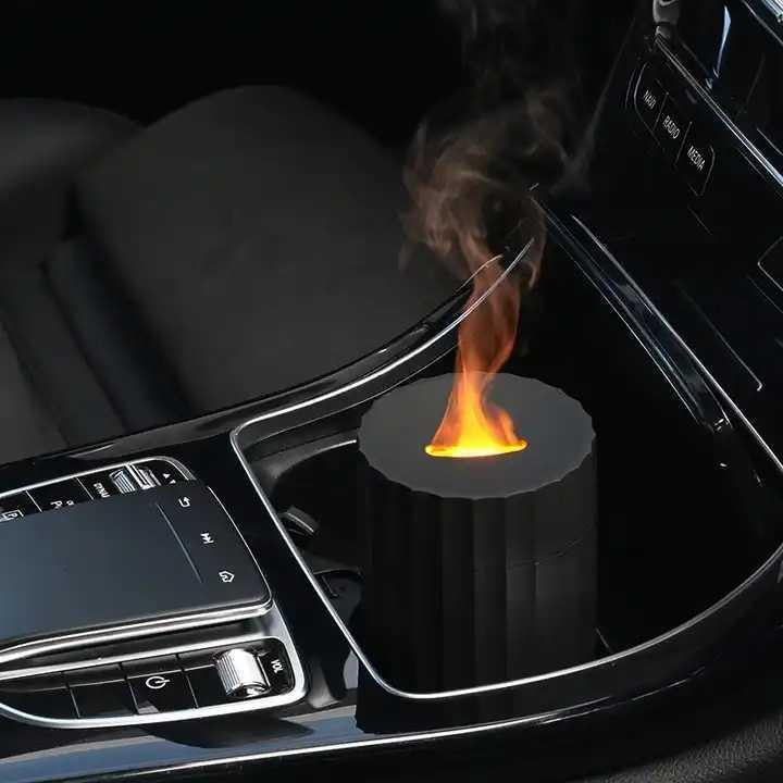 Flame Diffuser OEM Car Diffuser - Essential Oil Simulation