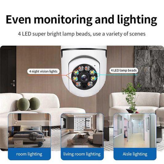 5G E-27 Smart Bulb Surveillance Camera