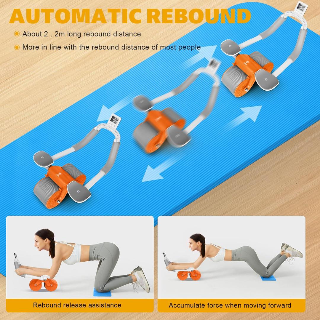 Automatic Rebound Ab Roller for Abdominal Exercise