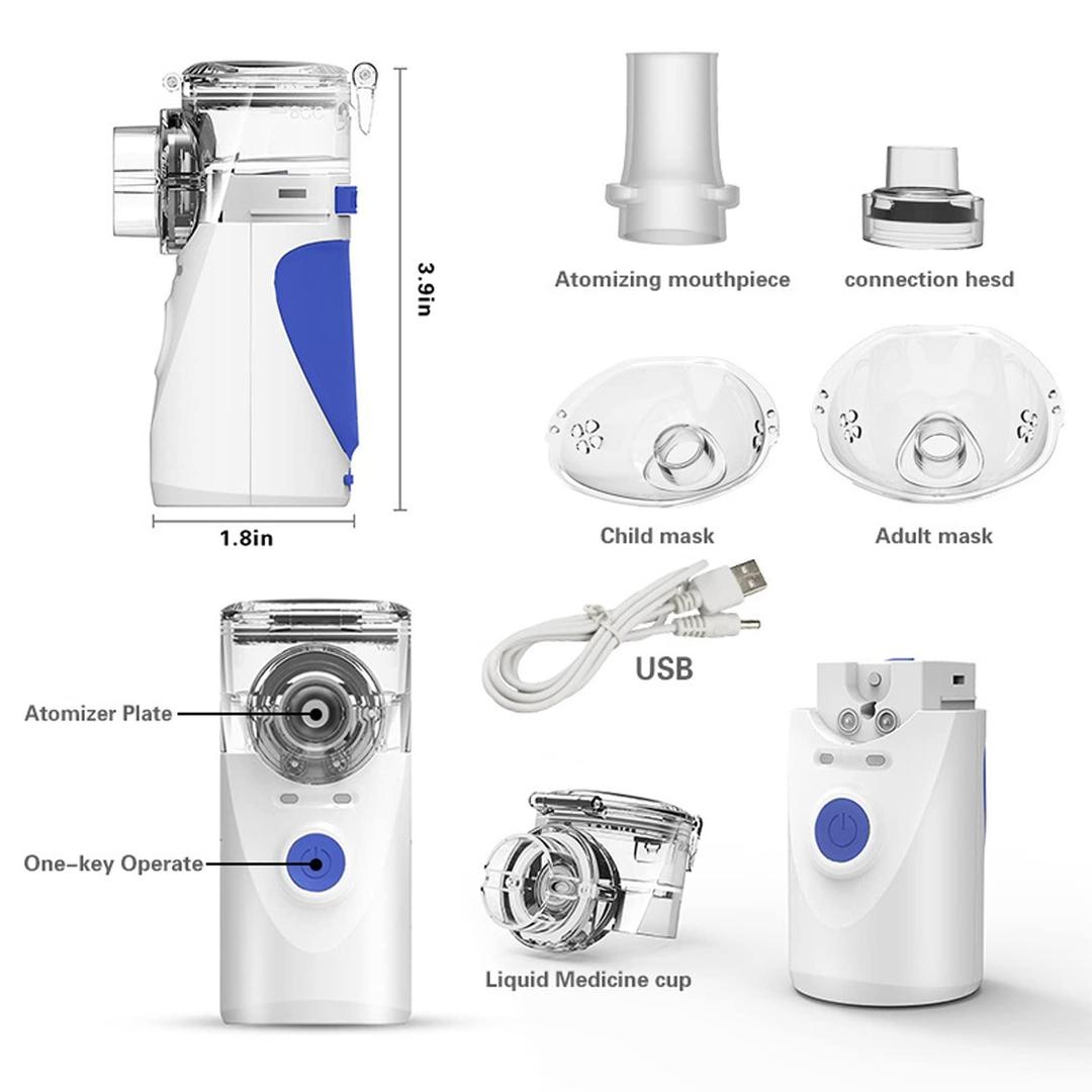 Compact Handheld Nebulizer for Easy Inhalation Relief