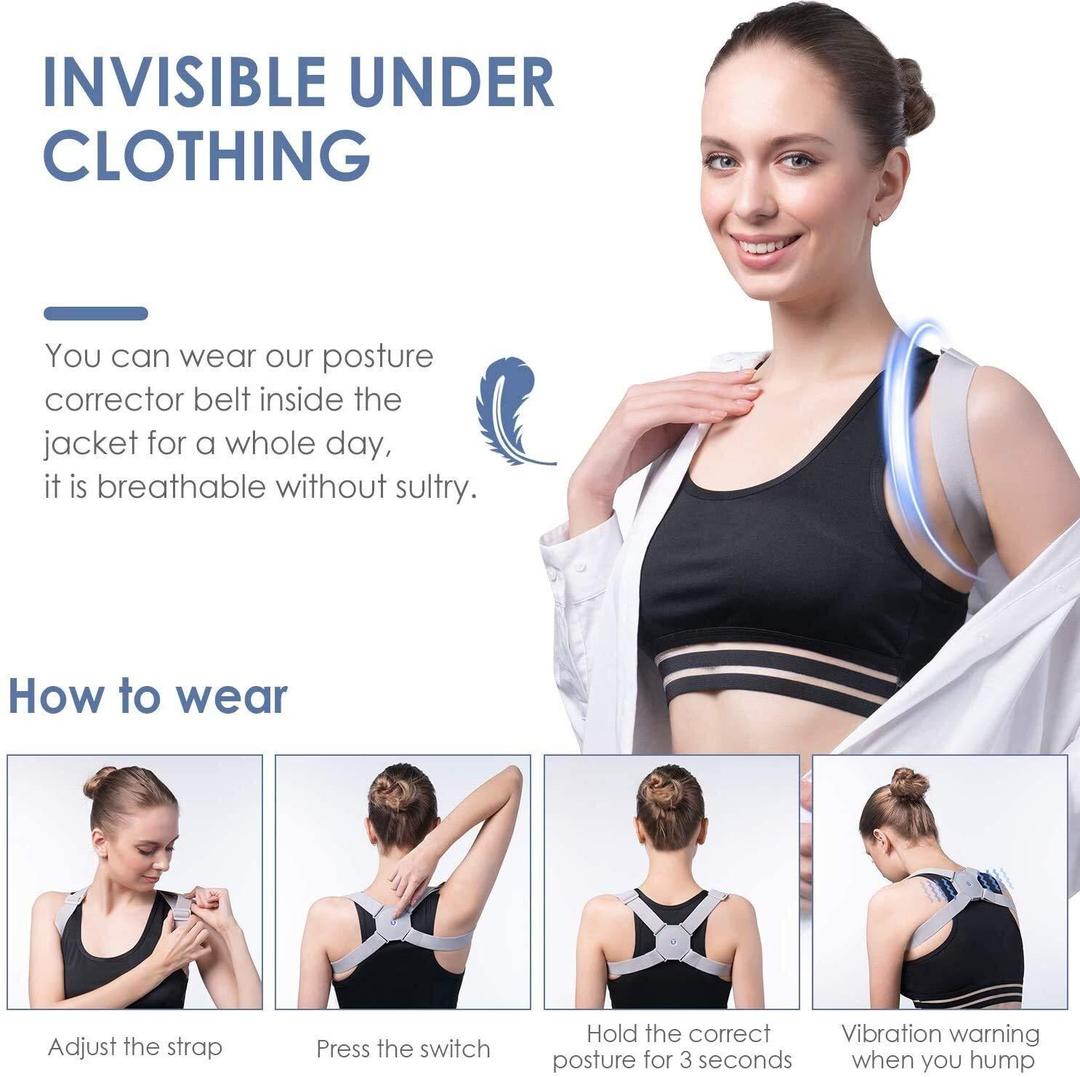 Smart Posture Corrector for Neck, Back, and Shoulder Support