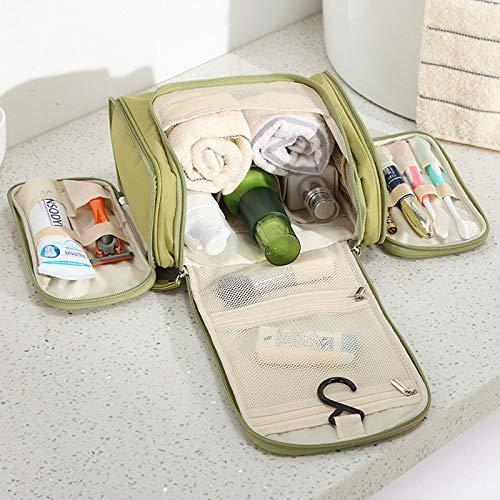 Spacious Waterproof Nylon Hanging Cosmetic Organizer for Travel