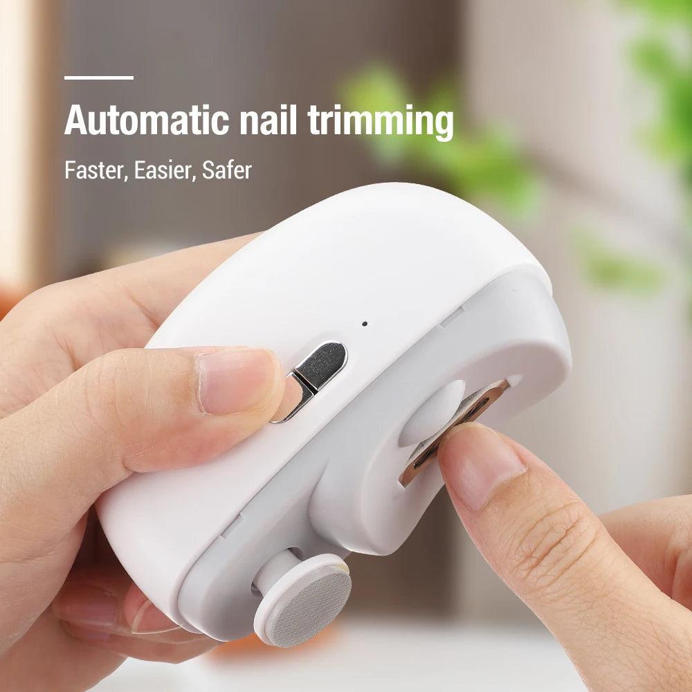 Electric Nail Clipper with Ergonomic Design for Comfortable Use