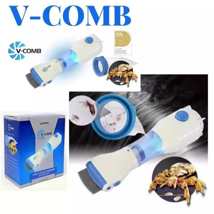 Licentiate V-Comb Electric Lice Comb – Detects & Prevents Lice Infestations