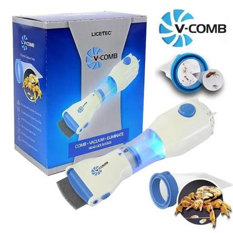 Licentiate V-Comb Electric Lice Comb – Detects & Prevents Lice Infestations