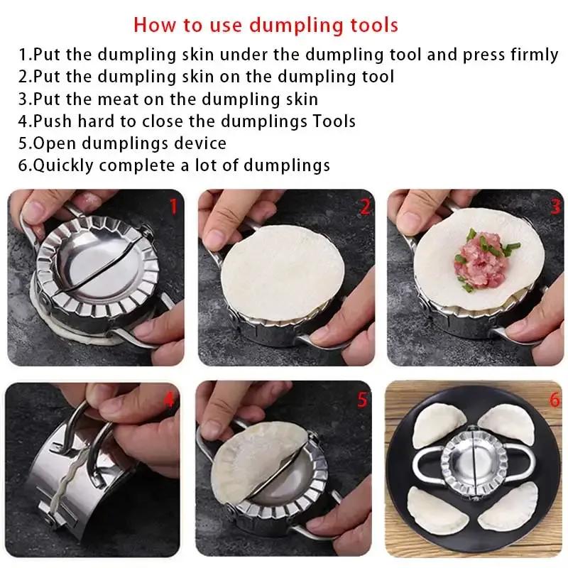 Stainless Steel Dumpling Press – Create Perfect Dumplings with Ease