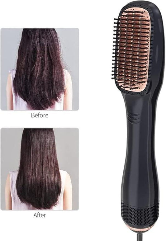 Electric Hair Dryer Brush with Ceramic Technology for Frizz-Free Hair