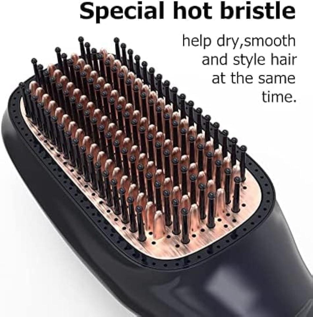 Electric Hair Dryer Brush with Ceramic Technology for Frizz-Free Hair