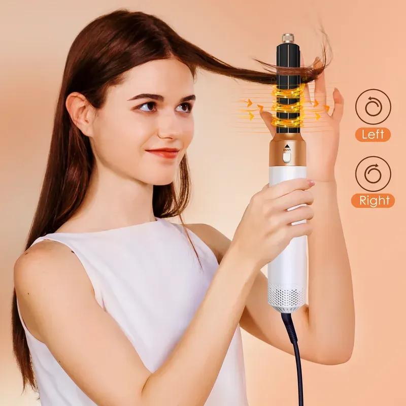 Hot Air Brush Hair Dryer 5-in-1 for Perfect Hair Styling