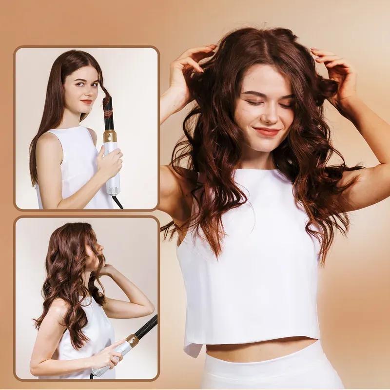 Hot Air Brush Hair Dryer 5-in-1 for Perfect Hair Styling