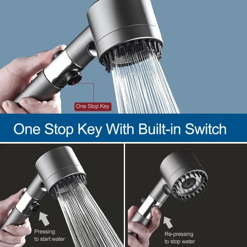 Miurixo Multi-Functional Massage Shower Head for Relaxation