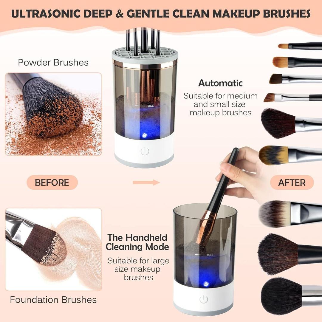 Electric Makeup Brush Cleaner – Fast & Efficient Cleaning Solution