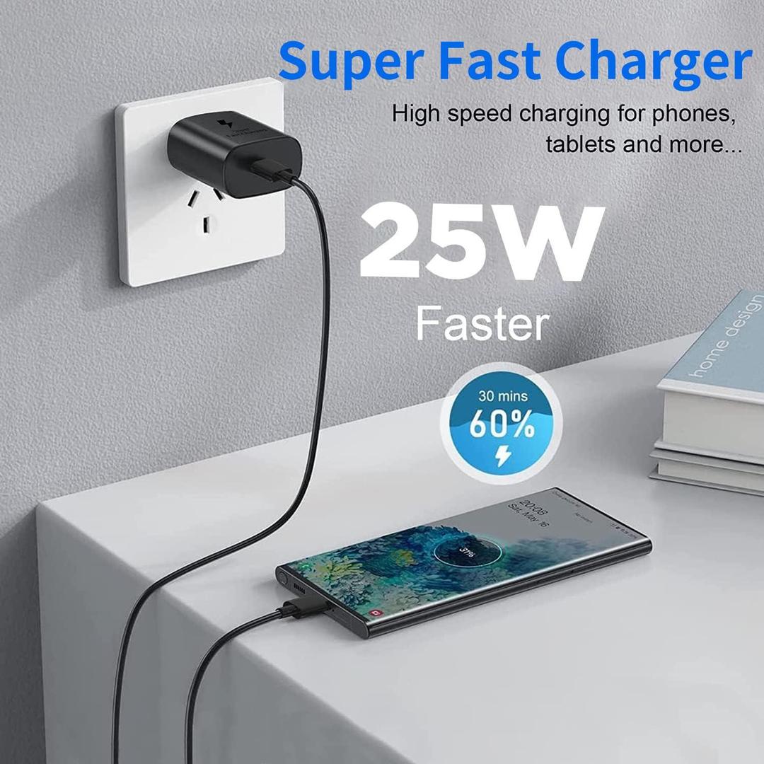 45-W Super Fast Charger for Samsung Galaxy Phones and Tablets